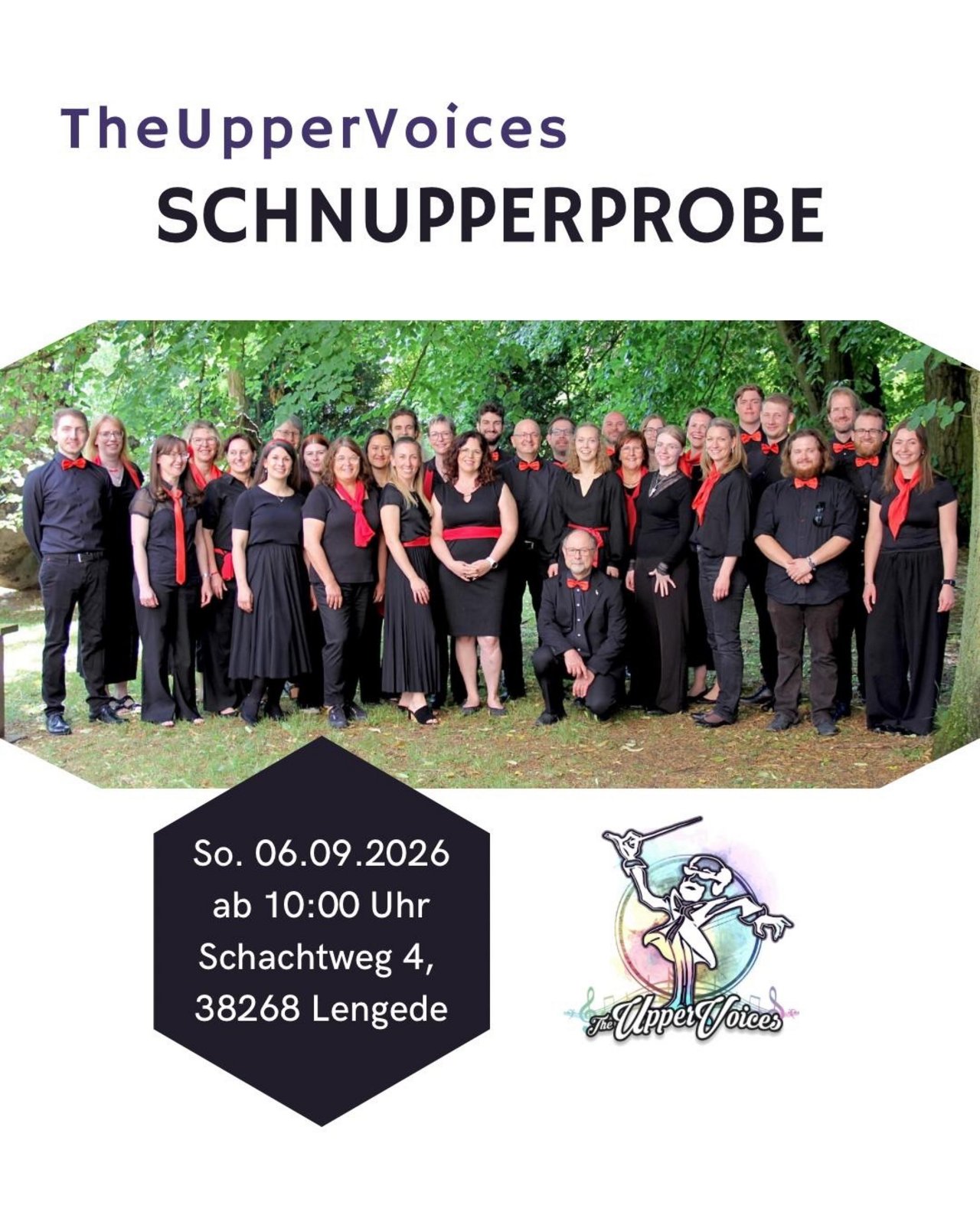 Plakat Schnupperprobe zur Saison 2026/27
